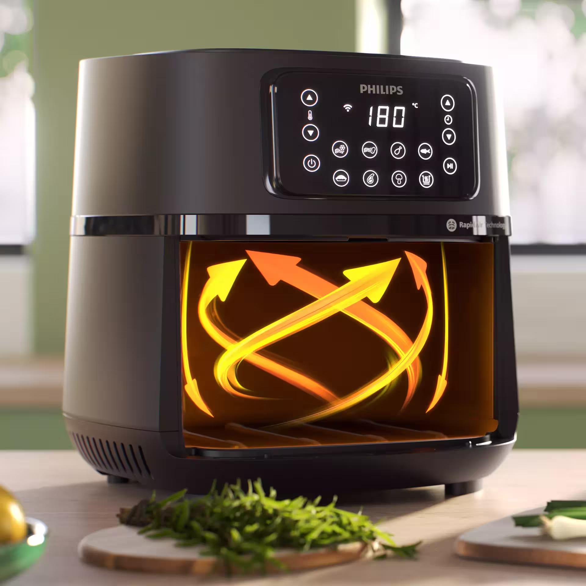 سرخ کن بدون روغن رنگ مشکی از برند فیلیپس (Philips)